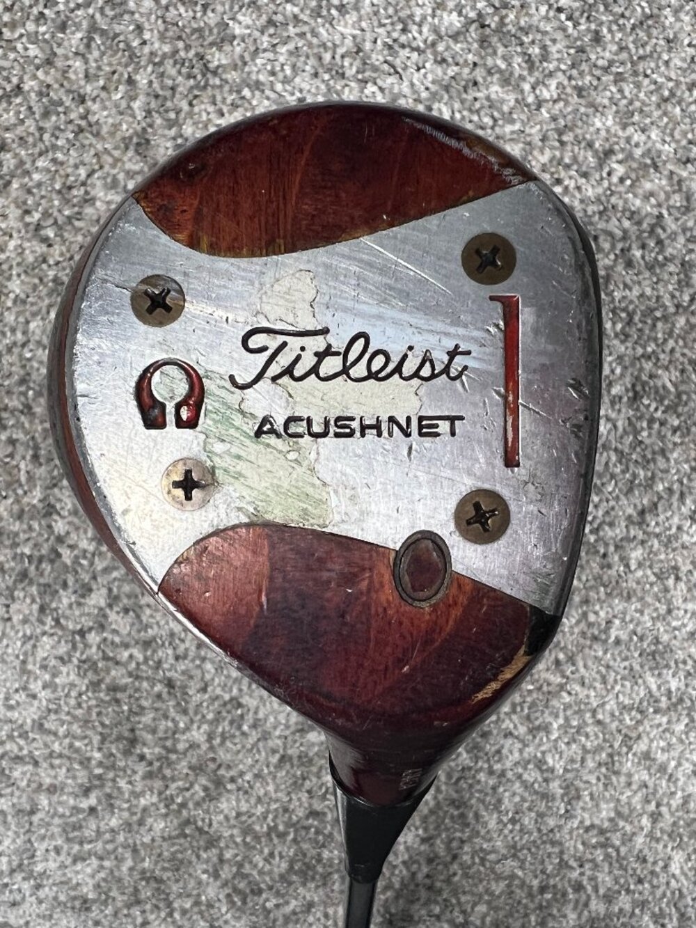 Vintage‎ Titleist Acushnet Golf Club 1 Wood Driver RH Steel Shaft